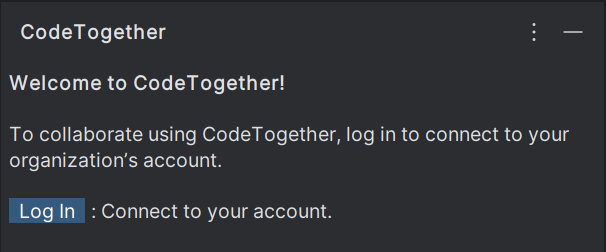Logging in from IntelliJ IDEA