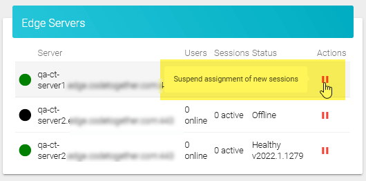 Edge servers
