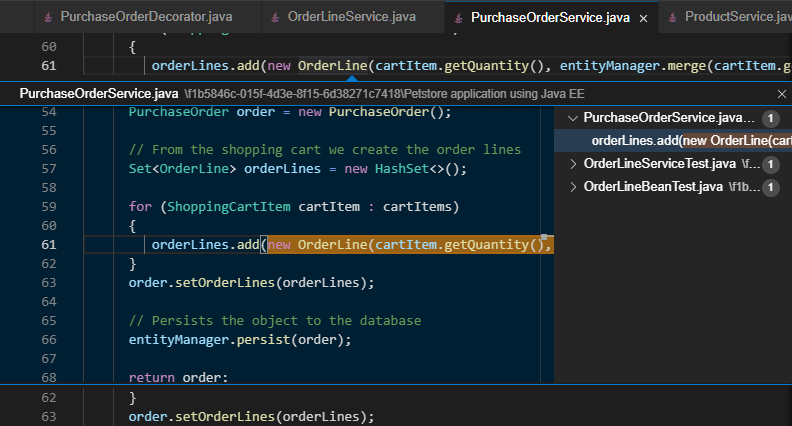 Peek References