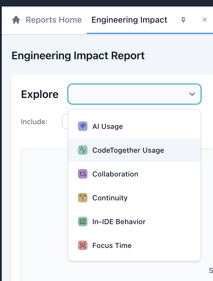 New Reporting Groups